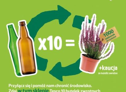 EKOakcja "Zdałeś? odbierz nagrodę" – zbiórka szklanych butelek