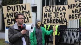 Polski artysta w obronie rosyjskiej sztuki i wolności słowa!