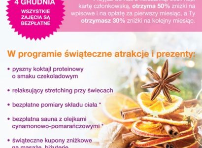 Wrocław: Aromatyczne Mikołajki w Lady Fitness Club