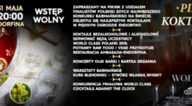 Otwarty piknik z finalistami konkursu barmańskiego World Class Poland Styl życia, LIFESTYLE - Zapraszamy na otwarty ?Piknik koktajlowy World Class? z udziałem 12 finalistów eliminacji do światowych zawodów barmańskich World Class Competition: Warszawa, Endorfina Foksal, 31 maja, godz. 13-20.00, wstęp wolny.