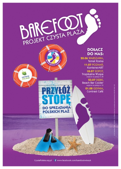 Bosa stopą na polskich plażach! Styl życia, LIFESTYLE - Posprzątajcie z nami polskie plaże! Od 20 czerwca ściągamy buty i bosą stopą, kolejny już raz wraz z Barefoot Projekt Czysta Plaża wyruszamy w Polskę sprzątać plaże. Porządki robimy w całym kraju.