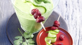 Zielony smoothie z żurawiną