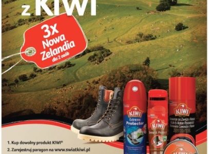 Uporaj się ze skutkami złej pogody na butach z produktami marki KIWI?
