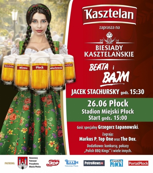 KASZTELAN ZAPRASZA NA WIELKĄ ZABAWĘ W PŁOCKU!