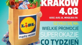 OTWARCIE NOWEGO SKLEPU LIDL W KRAKOWIE