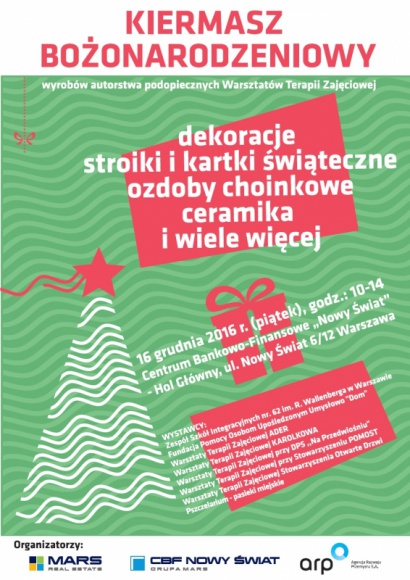 Kiermasz świąteczny w CBF ?Nowy Świat?!