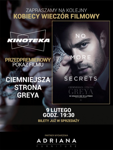Adriana Furniture Partnerem Kobiecego Wieczoru Filmowego w Kinotece