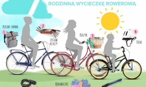 Rodzinna wycieczka rowerowa? Oto, co warto ze sobą zabrać!