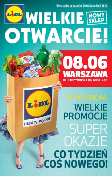 OTWARCIE NOWEGO SKLEPU LIDL W WARSZAWIE