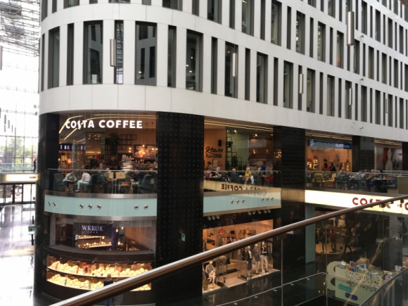 Nowa przestronna COSTA COFFEE w Placu Unii City Shopping