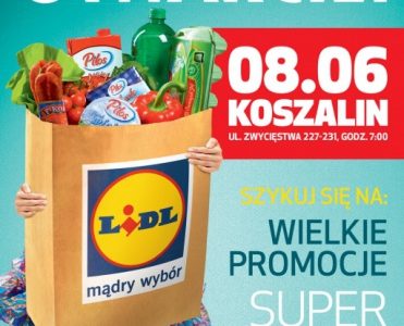 OTWARCIE NOWEGO SKLEPU LIDL W KOSZALINIE