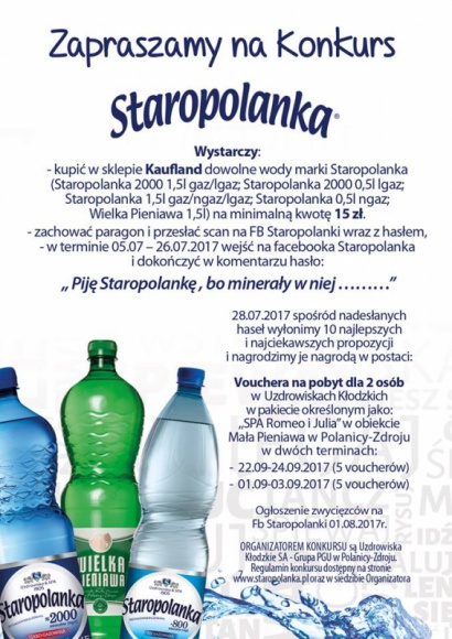 Pij Staropolankę, wygrywaj i w uzdrowisku wypoczywaj