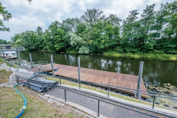 Remontują marinę nad Oławą