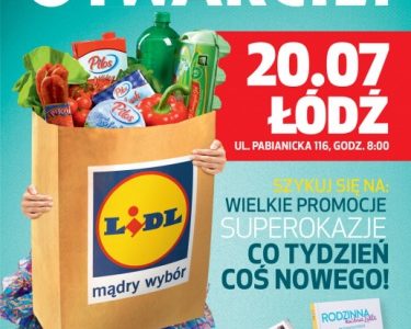NOWY SKLEP LIDL W ŁODZI