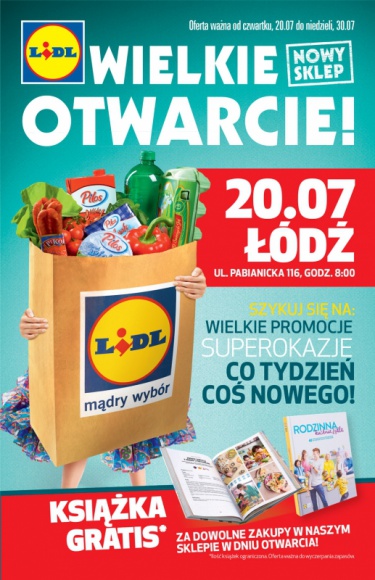 NOWY SKLEP LIDL W ŁODZI
