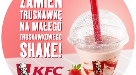 Gratka dla fanów truskawek ? wymień owoc na soczystego shake?a KFC!