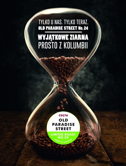 COSTA COFFEE PREZENTUJE NOWĄ LIMITOWANĄ MIESZANKĘ OLD PARADISE STREET NO.24!