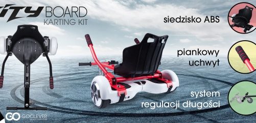 CITY BOARD Karting Kit ? zmień deskorolkę w gokarta!