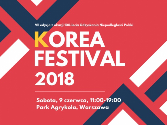 9 czerwca Korea Festival 2018 w Warszawie Styl życia, LIFESTYLE - 9 czerwca (sobota) b.r. w parku warszawskiej Agrykoli odbędzie się Korea Festival 2018. Program festiwalu obejmuje koncerty, degustacje kuchni koreańskiej, pokazy Taekwondo, warsztaty plastyczne a także wiele innych atrakcji. Wstęp wolny.