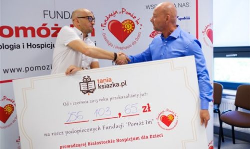 Ćwierć miliona dla Białostockiego Hospicjum dla Dzieci