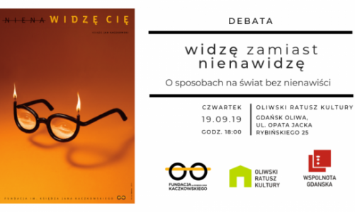 Widzę zamiast nienawidzę. O sposobach na świat bez nienawiści.