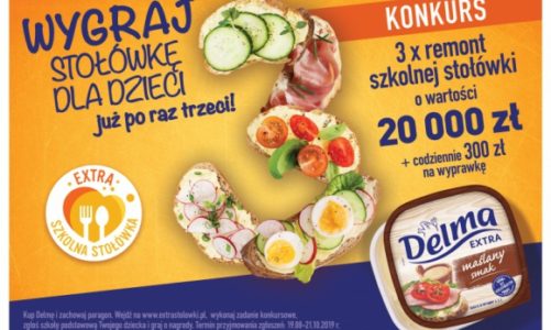 Delma 3. raz rusza z programem ?Extra Szkolna Stołówka?