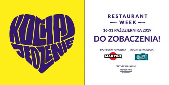 16 października startuje największy w Polsce festiwal kulinarny Restaurant Week Styl życia, LIFESTYLE - 16 październik startuje największy w Polsce festiwal kulinarny Restaurant Week.