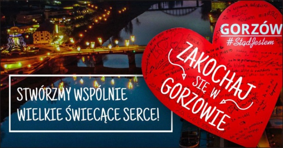 Największe świecące serce z ludzi powstanie w Gorzowie i ustanowi Rekord Polski
