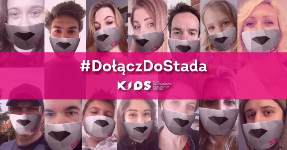 #DołączDoStada K.I.D.S. – gwiazdy zakładają maseczki ?wilka",by wspierać lekarzy