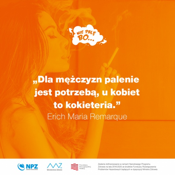 Palenie u kobiet to kokieteria? Styl życia, LIFESTYLE - Podobno to Ewa namówiła Adama do ugryzienia jabłka ? ale z paleniem było dokładnie odwrotnie.