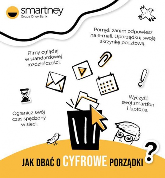 Sprzątanie świata? Tak, ale też tego cyfrowego Styl życia, LIFESTYLE - Świat zalewają śmieci ale również te wirtualne. Niewiele osób wie, że przechowywanie danych na dyskach i serwerach, a także ich przetwarzanie również wpływa na ślad węglowy. Jak?