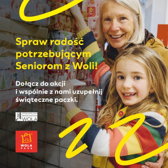 Paczki z prezentami dla seniorów z sąsiedztwa ? świąteczna akcja Wola Parku Styl życia, LIFESTYLE - Ze względu na trwającą pandemię Wola Park szuka nietypowych rozwiązań, aby nadal być blisko swoich sąsiadów i lokalnej społeczności. Jednym z nich są świąteczne paczki z upominkami, które w grudniu trafią do 100 seniorów mieszkających w okolicy.