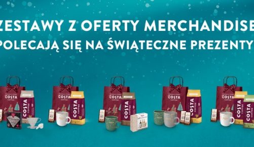 Świąteczna Oferta Merchandise oraz słodkości Costa Coffee polecają się na Święta